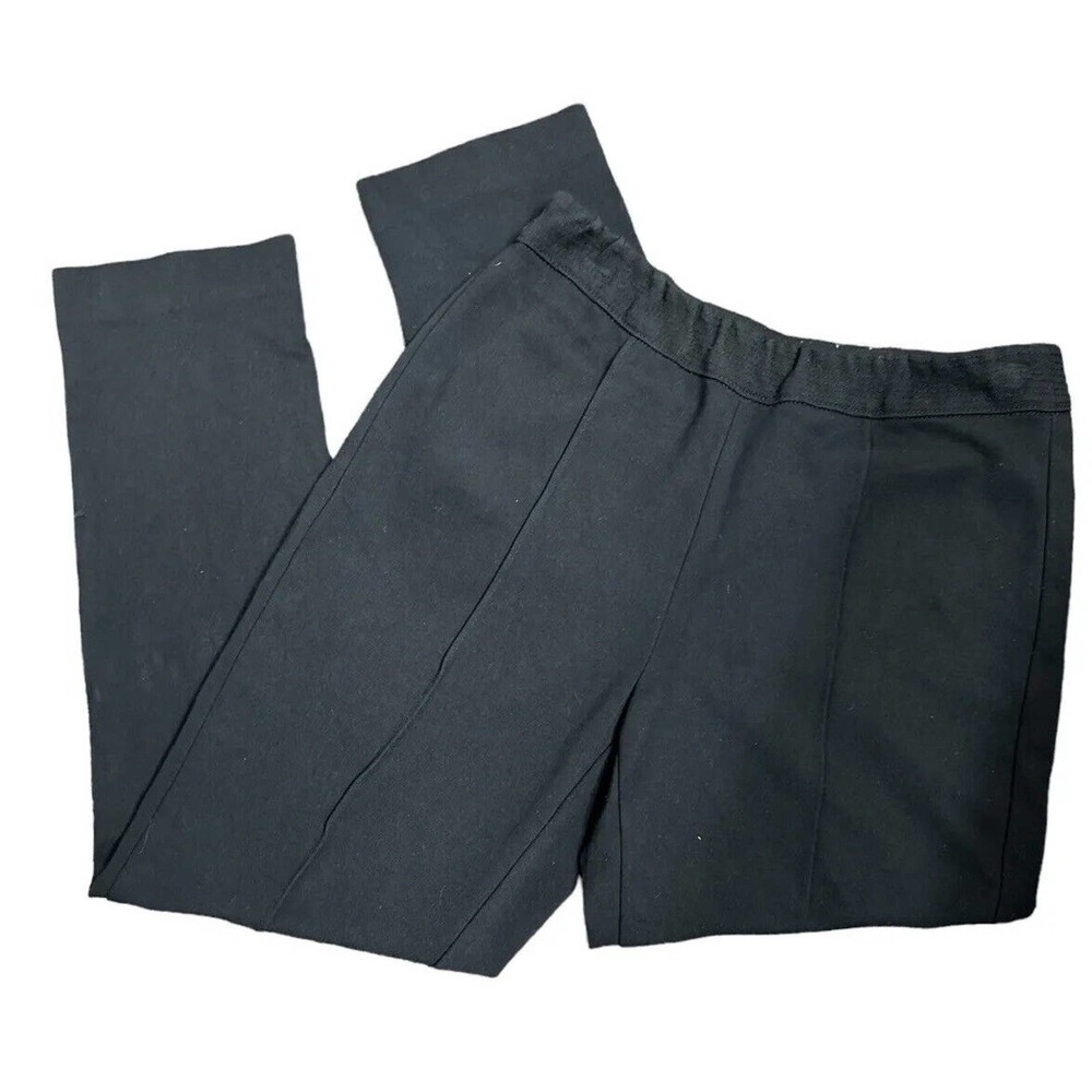 Soft Surroundings Pants Women Petite Small PS Black Skinny Super Stretch Pull On